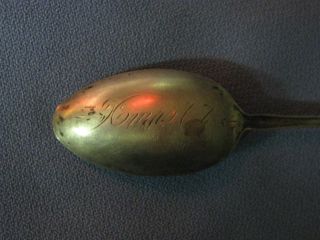 Vintage Sterling Souvenir Spoon Belvedere Ill. photo