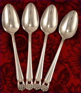 1847 Rogers Eternally Yours Set 4 Teaspoons Tea Spoons Vintage 1941 photo