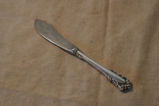 1.  59oz Lunt Sterling Silver Handled Butter Knife Carillon Pattern (scrap?) photo