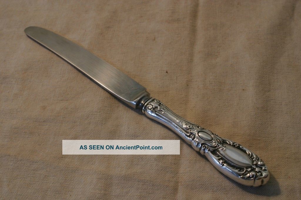 3.  19oz Towle Sterling Silver Handled Knife ' King Richard ' Pattern (scrap?) Towle photo