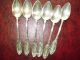 6 Piece Set Of Spoons - Marked Vk With Cross On Back Of Bowl Other photo 2