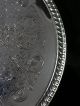 (eagle) Wm Rogers (star) Silver Sandwich Plate Serving Tray 866 Gadroon Border Platters & Trays photo 2
