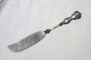 Antique Sterling Silver Master Butter Knife,  Pat.  1898.  Whiting photo