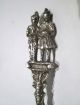 Large Antique Silver Metal Spoon 1800s Commemorative Repousse 75 Grams Souvenir Spoons photo 9