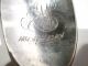Large Antique Silver Metal Spoon 1800s Commemorative Repousse 75 Grams Souvenir Spoons photo 4