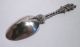 Large Antique Silver Metal Spoon 1800s Commemorative Repousse 75 Grams Souvenir Spoons photo 8