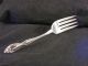 Rogers Oneida Silver Meat Serving Fork 1949 Old South Cold Meat Fork 8 1/2 