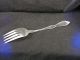 Rogers Oneida Silver Meat Serving Fork 1949 Old South Cold Meat Fork 8 1/2 