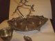 Old Silver Plated Breakfast Stand With 4 Eggcups & Spoons Platters & Trays photo 4