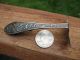 Antique German Or Russian 800 Silver Childrens Child Baby Push Spoon Very Rare Germany photo 2