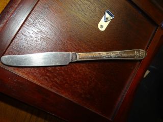Vintage Childs Silver Pinocchio And Donkey Knife photo