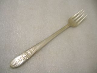 Rogers Triumph Pattern 1 Grille Viande Or Luncheon Fork 1941 photo