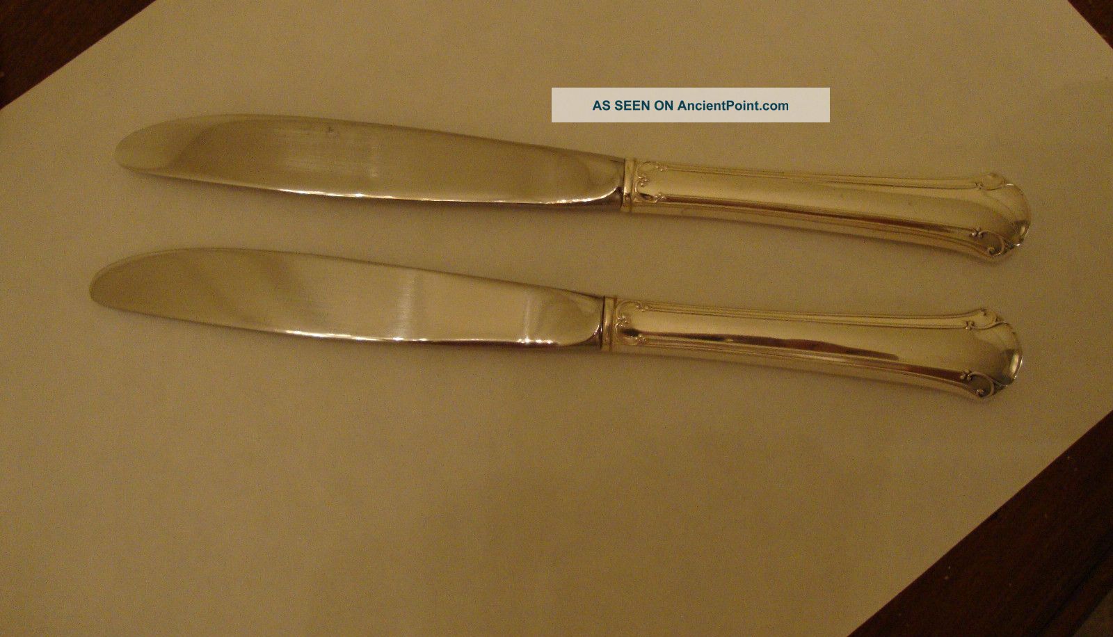 Towle Sterling Silver Luncheon Knife/knives - Pair - Two - 1970 ' S - No Monogram Towle photo