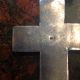 Sterling Silver Cross Crucifix Pendant With Red Cabochons Other photo 1