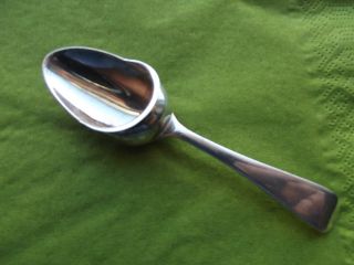 Solid Silver Sugar Scoop/spoon Sheffield 1915 Unusual Item 11cms Long. photo
