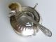 Russian Vintage Silver Pl.  Salt Cellar With Spoon Russia photo 3