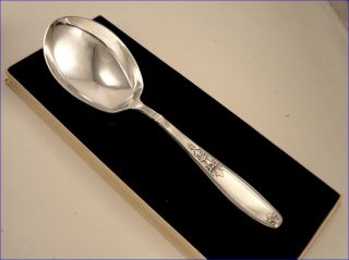 1847 Rogers Ambassador Large Casserole Serving Spoon Vintage 1919 Silver Plate photo