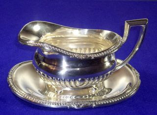 Reed & Barton Gravy With Tray In The 