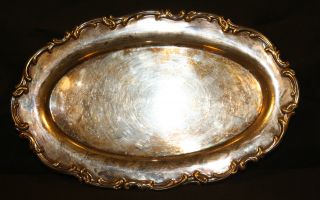 Harmony House Silverplate Tray By Gorham 1221s photo