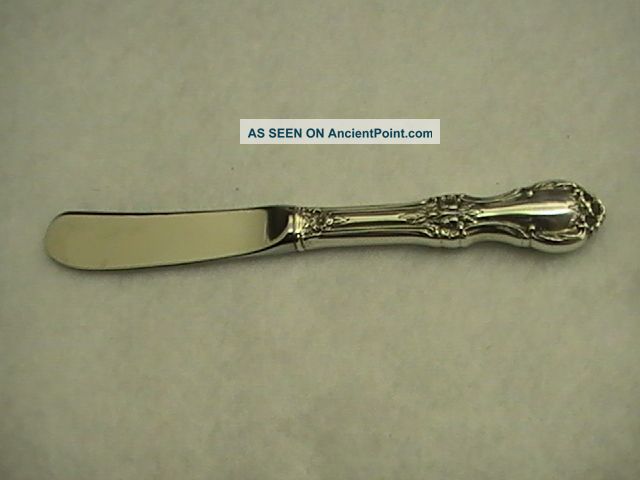Sterling Silver International Butter Spreader Wild Rose Lowest Price On Ebay Nr International photo