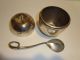 Vintage Napier Silverplate Apple Design Sugar Bowl W/ Spoon Creamers & Sugar Bowls photo 1