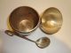 Vintage Napier Silverplate Apple Design Sugar Bowl W/ Spoon Creamers & Sugar Bowls photo 3