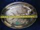 Vintage Rogers Silver - Plated - Frosted Fern Footed Tray - 250+grams Platters & Trays photo 6