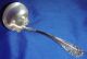 Vintage Wallace Sterling Silver Gravy Ladle Rose Pattern 1898 Gold Washed Bowl Wallace photo 4
