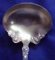 Vintage Wallace Sterling Silver Gravy Ladle Rose Pattern 1898 Gold Washed Bowl Wallace photo 7