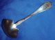 Vintage Wallace Sterling Silver Gravy Ladle Rose Pattern 1898 Gold Washed Bowl Wallace photo 8