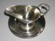 1930s Silverplate Gravy Sauce Boat & Liner Queens Art Pewter,  Brooklyn,  Ny: Nr Sauce Boats photo 4