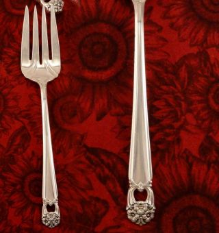 1847 Rogers Eternally Yours Meat Or Serving Fork Vintage 1941 Silver Plate photo