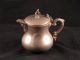 1900 Rochester Stamping Co.  New York Silver Pitcher 69 Ornate Finial Handle Pitchers & Jugs photo 4