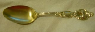 R Wallace And Son Antique Sterling Silver Teaspoon (violet?) photo