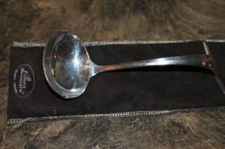 Vintage Large Gerity G48 Heavy Silver Plated Soup Ladle Rare photo