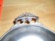 Antique Silver Plated Bowl With Flower Design Bowls photo 3