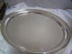 Sterling Silver Oval Handled Tray,  Wallace 