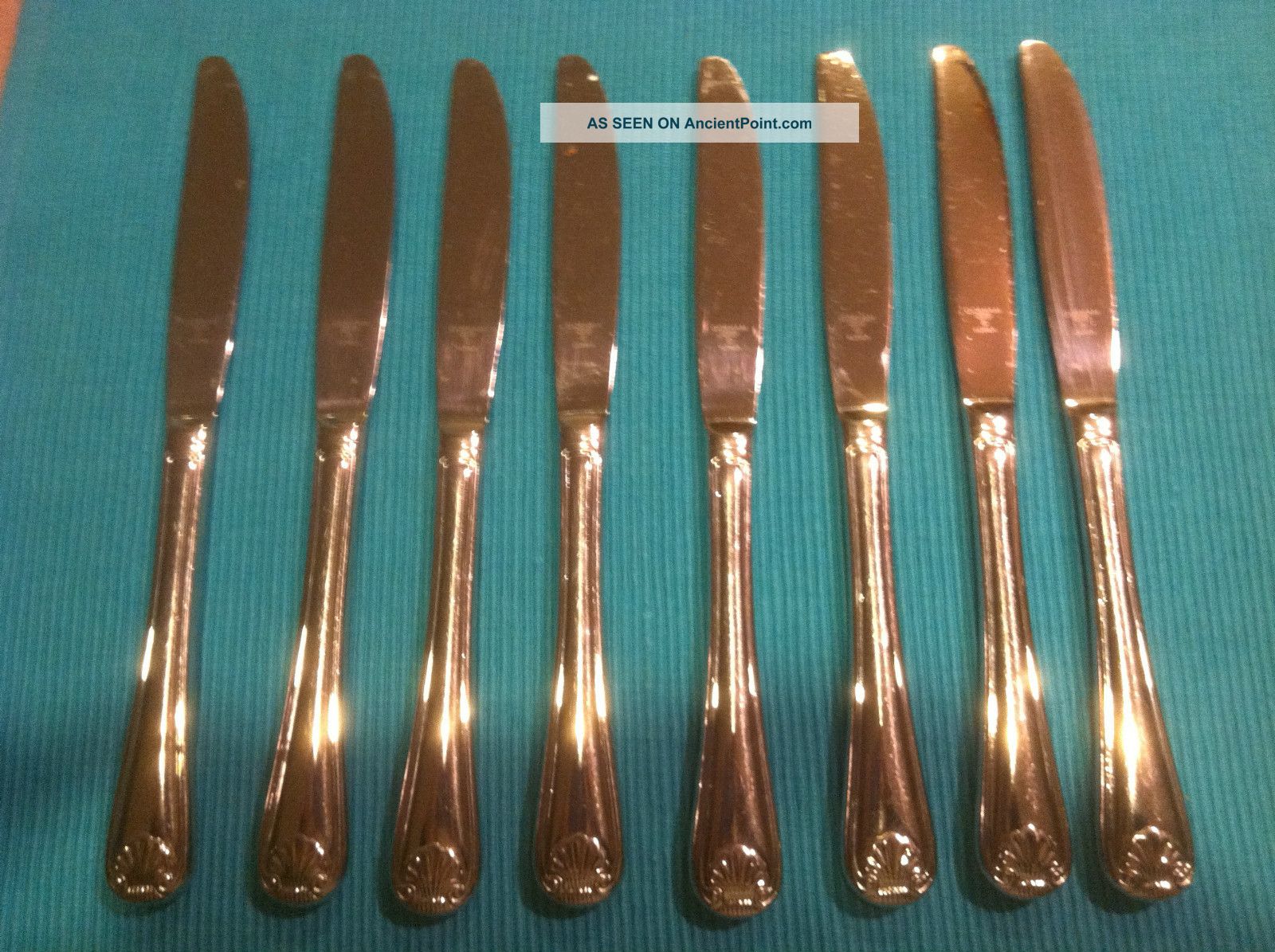 Set Of 8 Gorham Shell Pattern Knives Knife Other photo