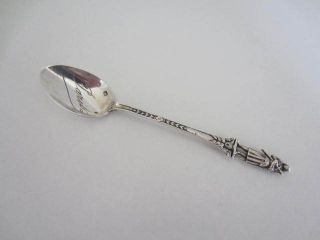 French Silver Figural Souvenir Spoon photo