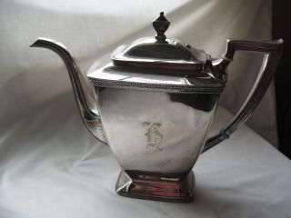 Pairpoint Silverplated Teapot,  Elegantly Styled,  Probably Georgian Period photo