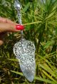 1900 Antique Solid Silver 800 Cherubs & Roses Barock Style Cake Server Very Rare Tea/Coffee Pots & Sets photo 2