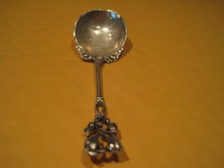 Vintage Sterling Silver 925 Rose Patern Sugar Spoon 4 
