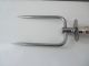 Fine And Unusual Large Sterling Handled Meat Fork Stablizer Unknown photo 4