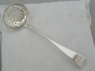 Lovely Quality Old English 1807 Bateman George Iii Silver Sifter Ladle 40g photo