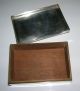 Vintage Deco Silverplated Table Top Cigarette Box Ca 1930 ' S Other photo 5