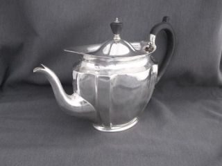 Antique Edwardian Silver Plated Teapot C1905 photo