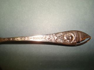 Washington Dc Antique Sterling Silver Souvenier Spoon photo