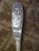 Vintage Long Pickle Fork Arthur A Everts Jewelers Dallas Tx Silverplate Souvenir Spoons photo 2