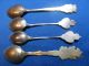 4 Sterling Silver Collector Spoons - 42.  4gm Birks photo 2