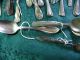 Vintage & Antique Silverplate Flatware 60 Pcs Matched Sets For Jewelry Mixed Lots photo 2